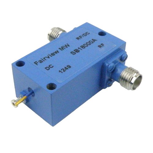 SMA Bias Tee From 0.1 MHz to 18 GHz Rated To 700 mA And 50 Volts DC