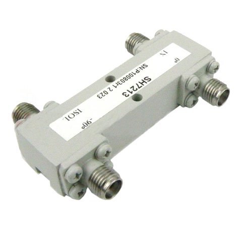 SMA 90 Degree Hybrid Coupler From 1 GHz to 2 GHz Rated To 50 Watts