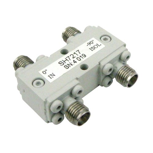 SMA 90 Degree Hybrid Coupler From 2 GHz to 4 GHz Rated To 50 Watts