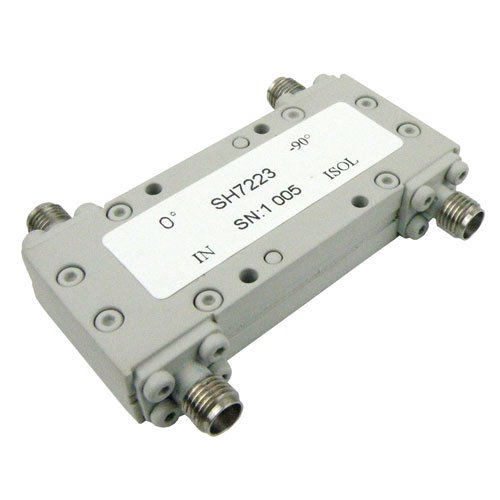 SMA 90 Degree Hybrid Coupler From 2 GHz to 18 GHz Rated To 50 Watts