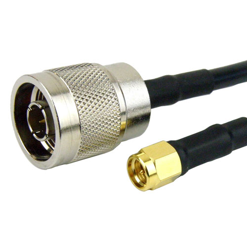 N Male To SMA Male Cable RG 223 Coax In 24 Inch