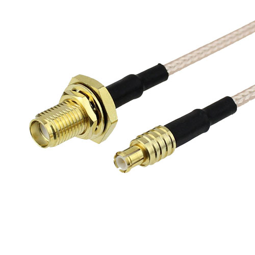 MCX Plug To SMA Female Bulkhead Cable RG 316 Coax