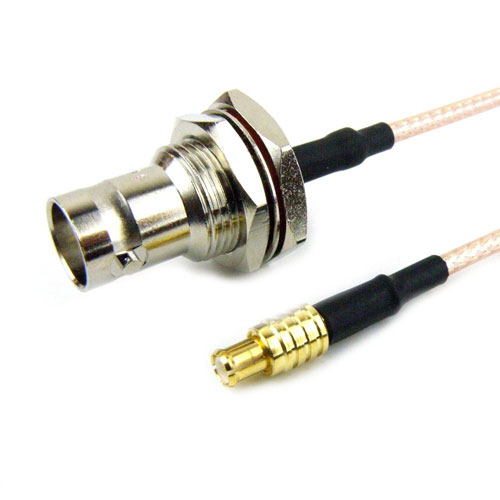 MCX Plug To BNC Female Bulkhead Cable RG 316 Coax In 120 Inch