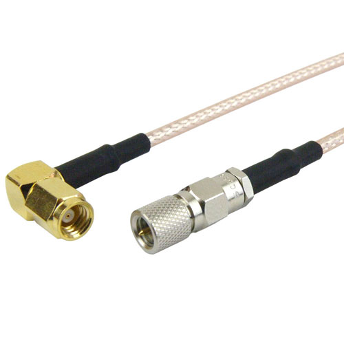 10 32 Male Plug To RA SMC Plug Male Cable RG316 Coax Up To 2 GHz In