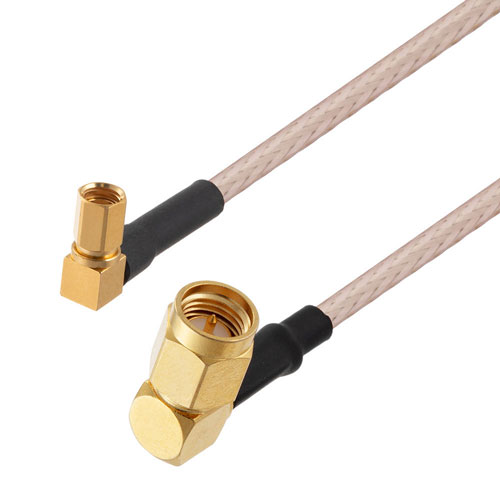 RA SMA Male To RA SSMC Plug Cable RG316 DS Coax In 100 CM Length