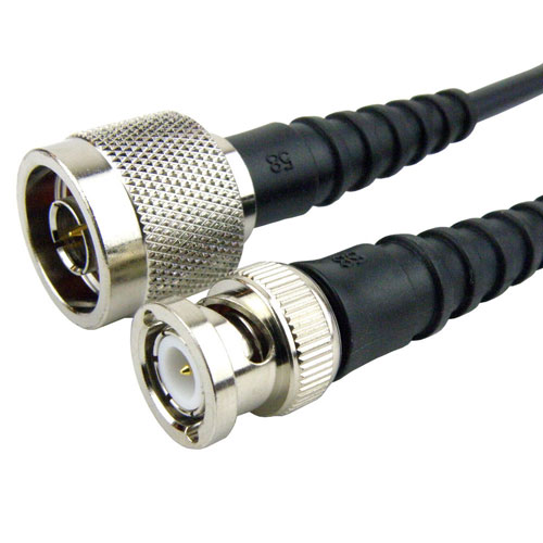 Bnc Male To N Male Cable Rg Coax