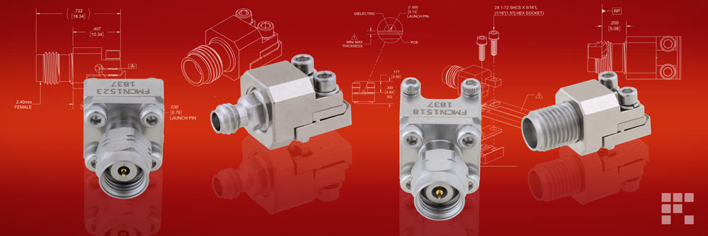 Image of Millimeter-Wave Removable End Launch PCB Connectors from Fairview Microwave