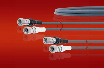 Figure 2 image of a phase matched coaxial cable assembly