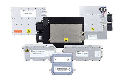 Figure 3 image of packaged GaN power amplifiers 