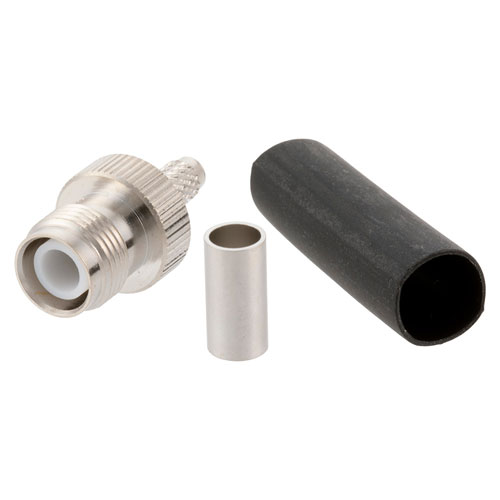 RP TNC Female Connector Crimp/Non-Solder Contact Attachment for LMR-200 Cable Fairview Microwave EZ-200-TF-RP