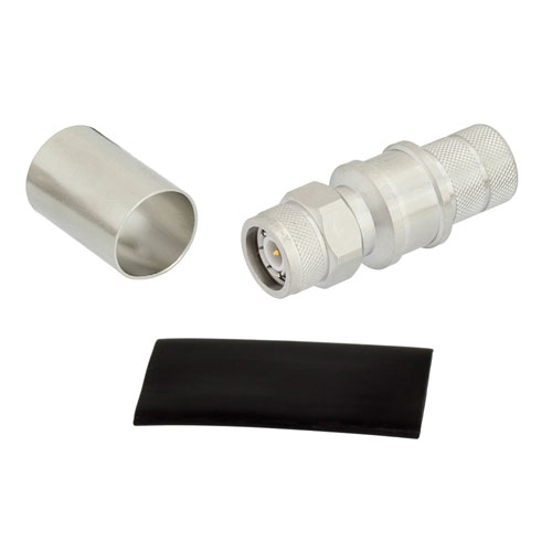 TNC Male (Plug) Connector For LMR-600 Cable, Crimp/Non-Solder Contact Fairview Microwave EZ-600-TM-X