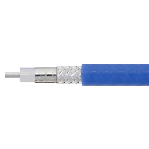 FM-F086HF Flexible Coax Cable Blue FEP Jacket Fairview Microwave FM-F086HF-BULK