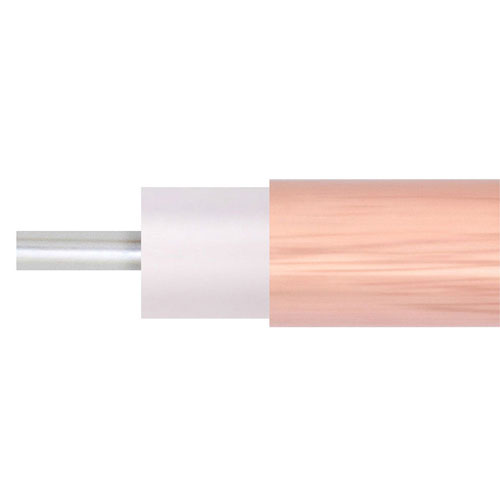 RG401 Type .250 Semi-Rigid Coax Cable with a Bare Copper Outer Conductor in Straight Sections Fairview Microwave FM-SR250CU-ST-BULK