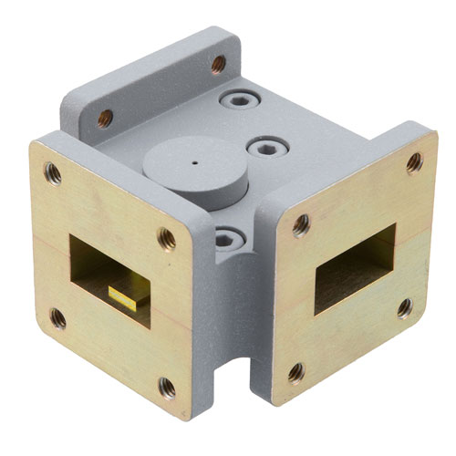 WR-75 Waveguide Circulator with 20 dB min Isolation from 9.84 GHz to 15 GHz using Cover Flange in Aluminum Fairview Microwave FM-W75CR001