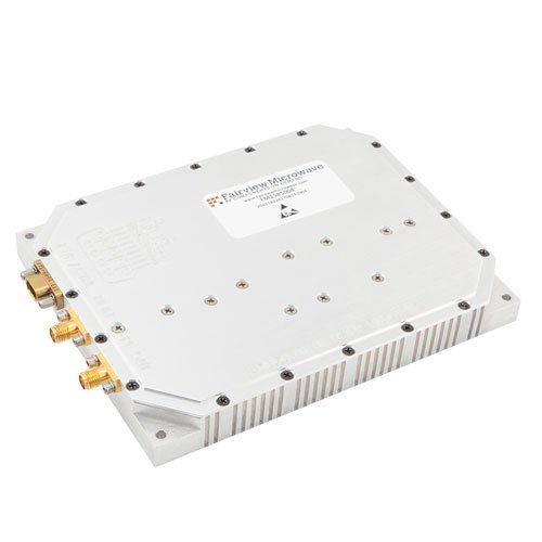 4.4 GHz to 4.9 GHz, SMA, GaN Bi-Directional Amplifier, C-Band, 15W Psat, 45dB Tx Gain, 35% Efficiency, 2 microsec speed, Manual T/R Control Fairview Microwave FM15B5004