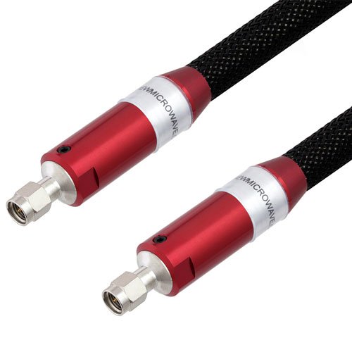 Vector Network Analyzer (VNA) Ruggedized 27 GHz Test Cable 3.5mm Male to 3.5mm Male in 60 Inch Fairview Microwave FM26VNA003-60