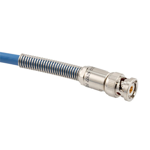 1553 TRB 3-Slot Plug to Blunt Cut Sexless Cable 78 Ohm FMBC-30-02001 Coax in 36 Inch with Bend Relief with LF Solder Fairview Microwave FM3MSA00546-36