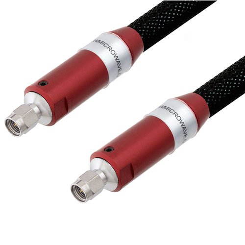 Vector Network Analyzer (VNA) Ruggedized 40 GHz Test Cable 2.92mm Male to 2.92mm Male in 24 Inch Fairview Microwave FM40VNA001-24