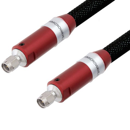 Vector Network Analyzer (VNA) Ruggedized 40 GHz Test Cable 2.92mm Male to 2.92mm Male in 60 Inch Fairview Microwave FM40VNA001-60