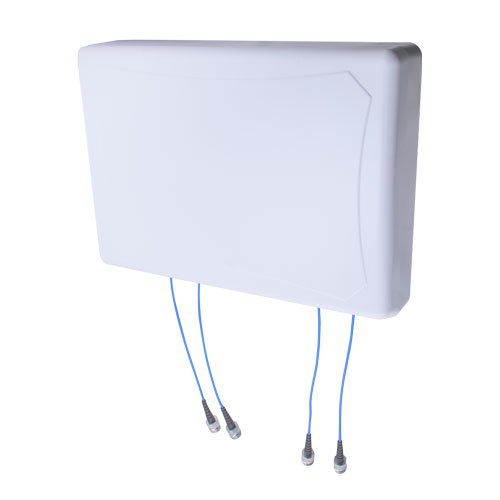 Indoor DAS Panel Antenna, 6.5 dBi, 698 MHz -4000 MHz, 4.3-10 Female, 4x4 MIMO, Low PIM Fairview Microwave FM51246