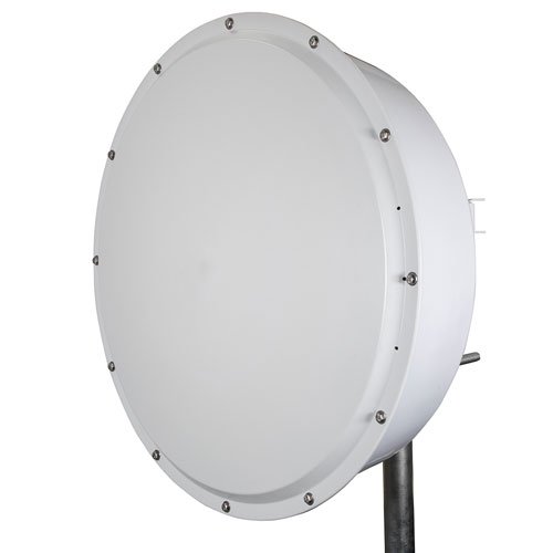 4950 MHz to 7125 MHz, 2-foot deep dish Parabolic Antenna, 2x2 MIMO, 30 dBi, RPSMA Fairview Microwave FM51PD1009