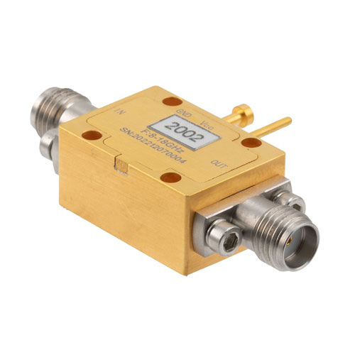 Analog Phase Shifter, 8 GHz to 18 GHz, 360 degree Phase Range, 0V to +13V Control Voltage, Max Pin +26 dBm, SMA Fairview Microwave FM82P2002