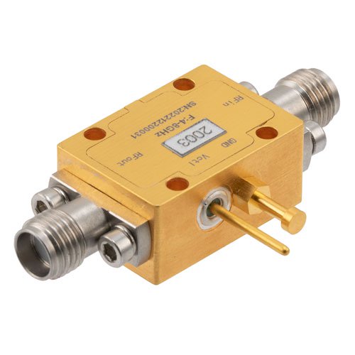 Analog Phase Shifter, 4 GHz to 8 GHz, 360 degree Phase Range, 0V to +10V Control Voltage, Max Pin +27 dBm, SMA Fairview Microwave FM82P2003