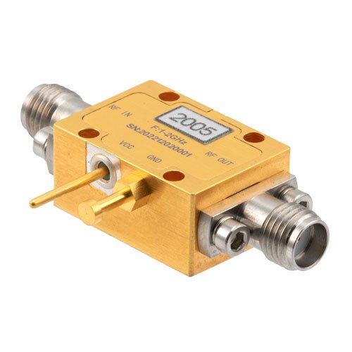 Analog Phase Shifter, 1 GHz to 2 GHz, 360 degree Phase Range, 0V to +12V Control Voltage, Max Pin +27 dBm , SMA Fairview Microwave FM82P2005