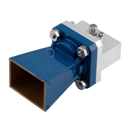 WR-75 Standard Gain Horn Antenna Operating From 10 GHz to 15 GHz, 10 dBi Nominal Gain, SMA Female Input Connector, ProLine Fairview Microwave FM9855B/SF-10