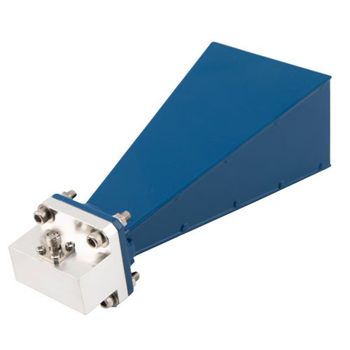 WR-90 Standard Gain Horn Antenna Operating From 8.2 GHz to 12.4 GHz, 15 dBi Nominal Gain, SMA Female Input Connector, ProLine Fairview Microwave FM9856B/SF-15