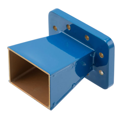 WR-112 Waveguide Standard Gain Horn Antenna Operating from 7.05 GHz to 10 GHz with a Nominal 10 dBi Gain with CPRG Flange Fairview Microwave FM9858B-10-CPRG