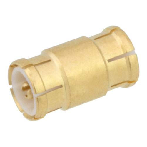 Slide-On MMBX Plug to MMBX Plug Snap-On Adapter 7mm Long Bullet, Gold Plated Beryllium Copper Body, High Temp, 1.08 VSWR Fairview Microwave FMAD1078