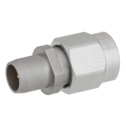 Slide-On BMA Plug to SMA Male (Plug) Adapter, Passivated Stainless Steel Body, 1.15 VSWR Fairview Microwave FMAD1106