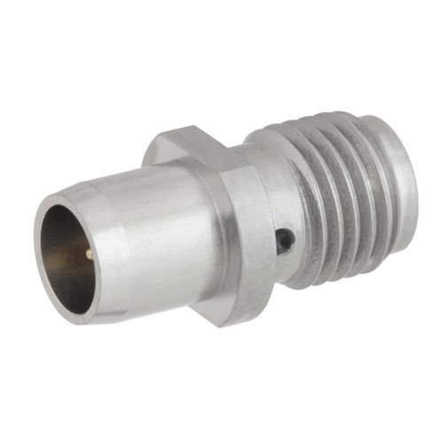 Slide-On BMA Plug to SMA Female (Jack) Adapter, Passivated Stainless Steel Body, 1.15 VSWR Fairview Microwave FMAD1108