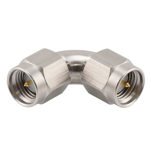 Radius RA SMA Male to SMA Male Adapter with Passivated Stainless Steel Body Fairview Microwave FMAD1196