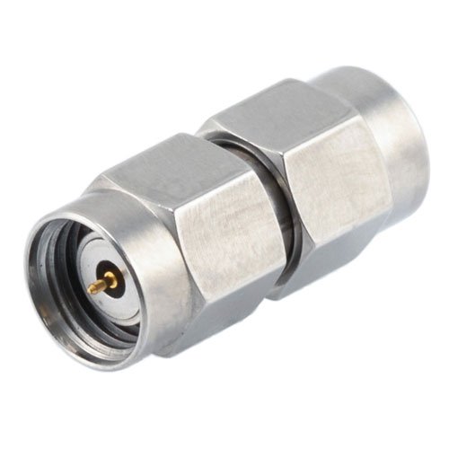 2.4mm Male to 1.85mm Male Adapter with Passivated Stainless Steel Body Fairview Microwave FMAD1250