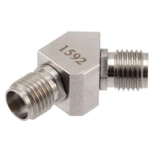 RF Adapter, 45 Degree Angle 2.92mm jack to 2.92mm jack 40GHz VSWR1.15 Fairview Microwave FMAD1592