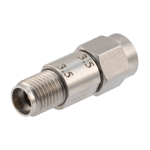 Engineering Grade 3.5mm Male (Plug) to 3.5mm Female (Jack) Adapter with Stainless Steel Body Fairview Microwave FMAD1612