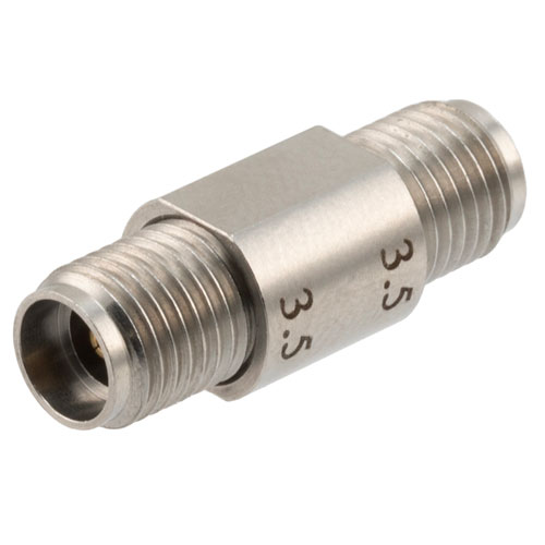 Engineering Grade 3.5mm Female (Jack) to 3.5mm Female (Jack) Adapter with Stainless Steel Body Fairview Microwave FMAD1613