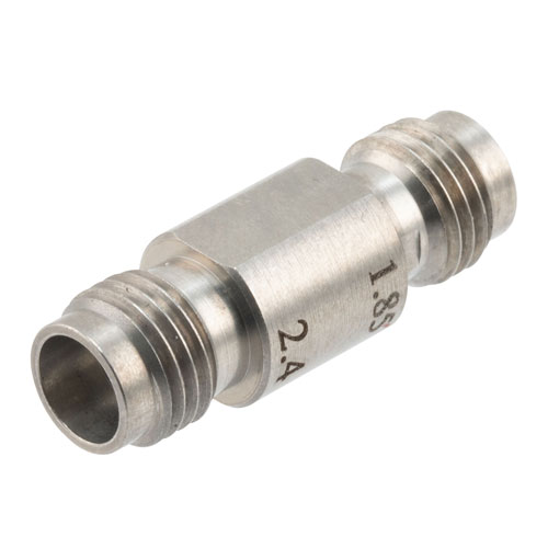 Engineering Grade 1.85mm Female (Jack) to 2.4mm Female (Jack) Adapter with Stainless Steel Body Fairview Microwave FMAD1617