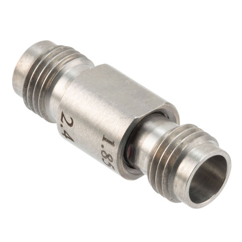 Engineering Grade 1.85mm Female (Jack) to 2.4mm Female (Jack) Adapter with Stainless Steel Body Fairview Microwave FMAD1617