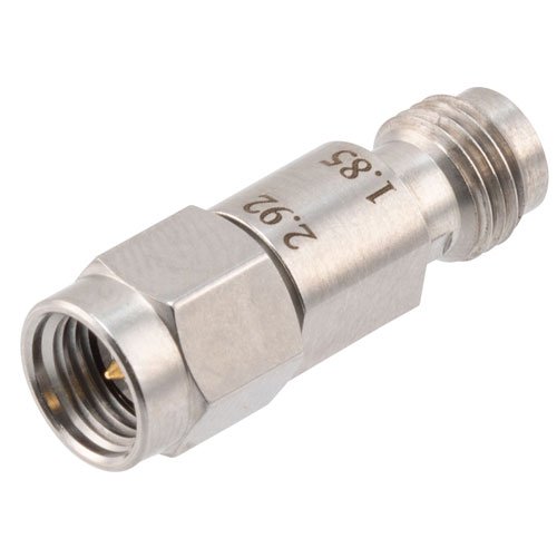 Engineering Grade 2.92mm Male (Plug) to 1.85mm Female (Jack) Adapter with Stainless Steel Body Fairview Microwave FMAD1619