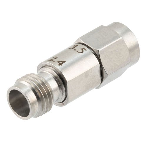 Engineering Grade 3.5mm Male (Plug) to 2.4mm Female (Jack) Adapter with Stainless Steel Body Fairview Microwave FMAD1631