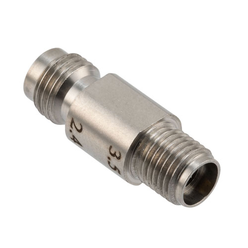 Engineering Grade 3.5mm Female (Jack) to 2.4mm Female (Jack) Adapter with Stainless Steel Body Fairview Microwave FMAD1633