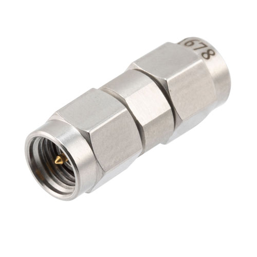 High Temperature Adapter 2.92mm Male to 3.5mm Male, 34.5GHz VSWR1.25, MIL-STD 348B with Stainless Steel Body Fairview Microwave FMAD1678