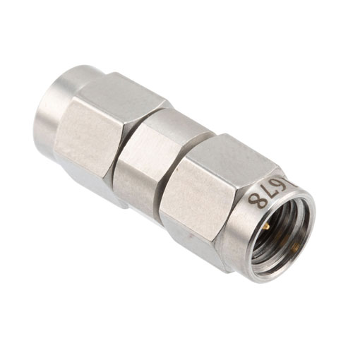 High Temperature Adapter 2.92mm Male to 3.5mm Male, 34.5GHz VSWR1.25, MIL-STD 348B with Stainless Steel Body Fairview Microwave FMAD1678