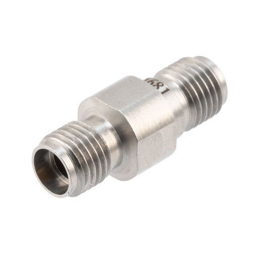 High Temperature Adapter 2.92mm Female to 3.5mm Female, 34.5GHz VSWR1.25, MIL-STD 348B with Stainless Steel Body Fairview Microwave FMAD1681