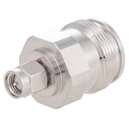 Low PIM 4.3-10 Female (Jack) to SMA Male (Plug) Adapter Fairview Microwave FMAD1703