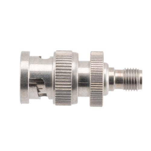 SMA Female to BNC Male Adapter with Passivated Stainless Steel Body Fairview Microwave FMAD91795