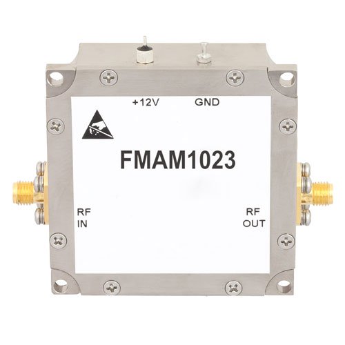 1.5 dB NF Low Noise Amplifier Operating From 1.2 GHz to 1.4 GHz with 25 dB Gain, 10 dBm P1dB and SMA Fairview Microwave FMAM1023